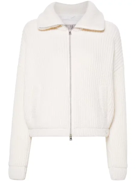 Kardigan Herno wełniany biały