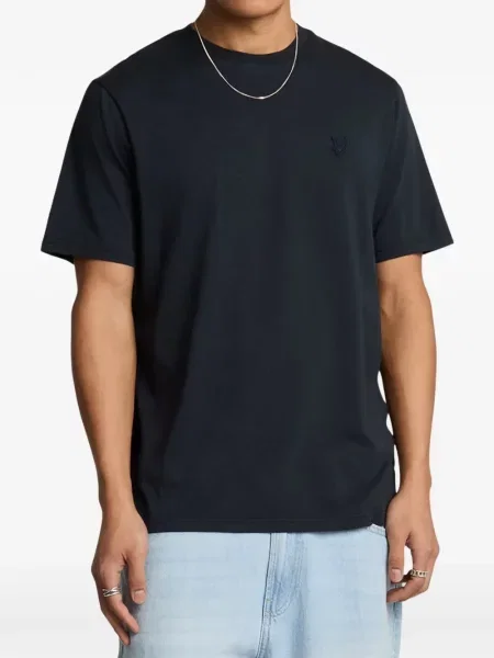 Tricou Lyle & Scott cu autograf albastru