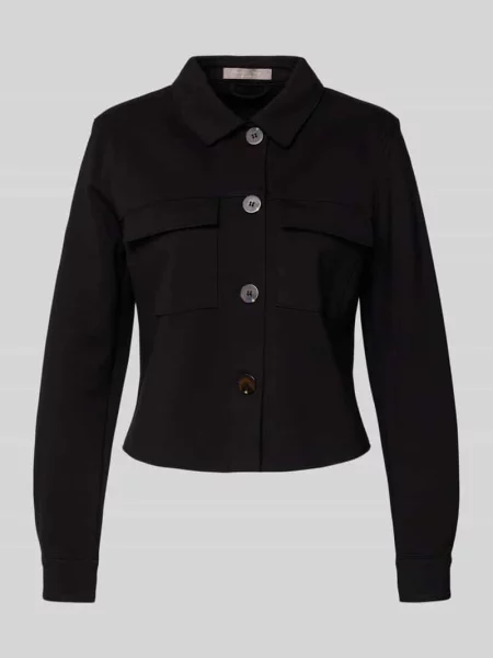 Żakiet z wykładanym kołnierzem Christian Berg Woman Selection czarna