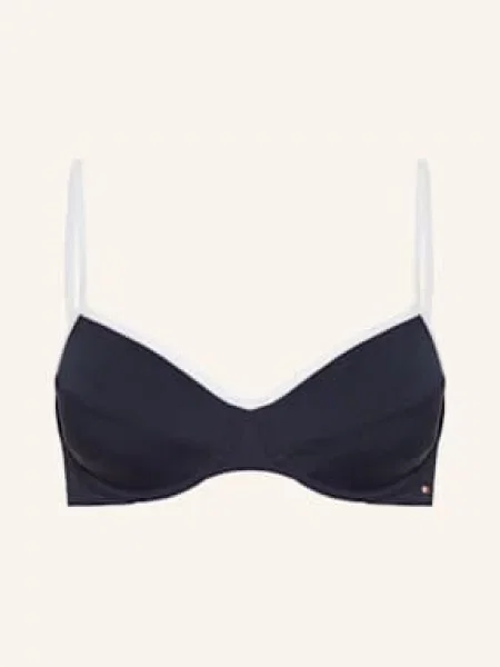 Tommy Hilfiger Góra Od Bikini Z Fiszbinami blau biały