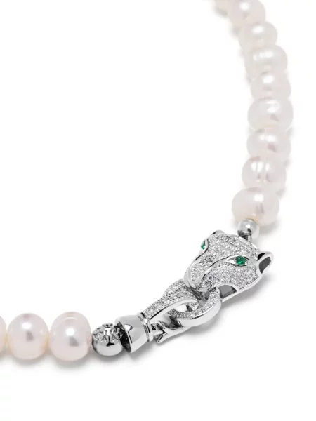 Vėrinys Nialaya Jewelry su perlais balta