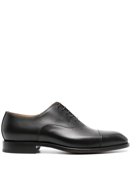 Oxford Scarosso din piele negru