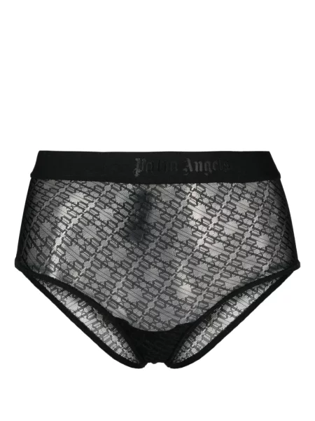 Chiloți Palm Angels din dantelă negru