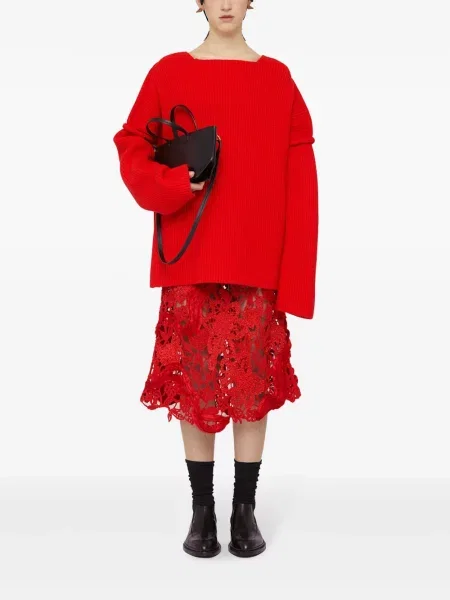 Svetr Jil Sander červený