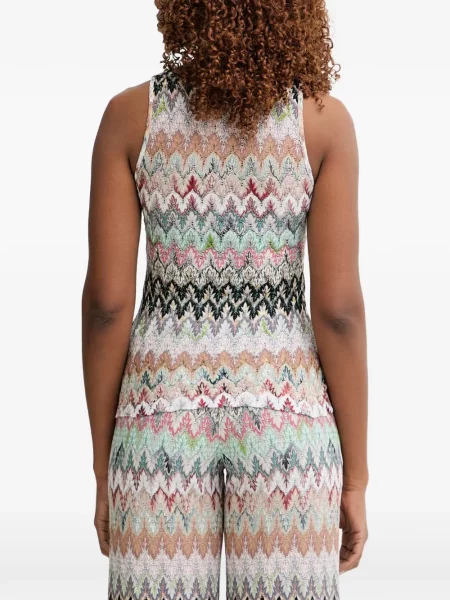 Плетен топ Missoni без ръкави