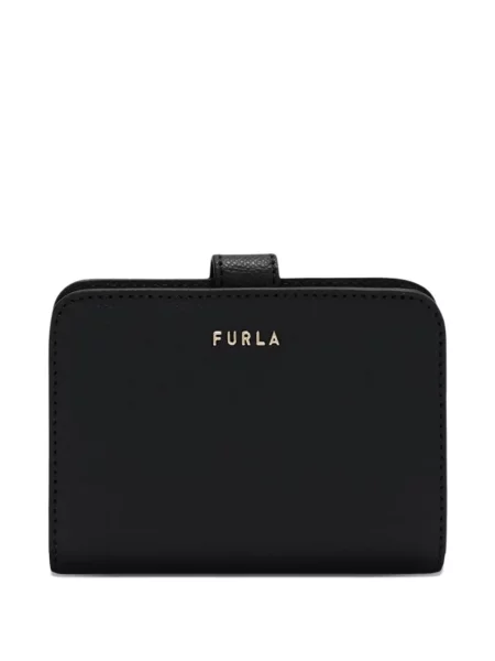 Кожено класическо портмоне Furla черно