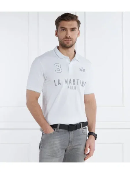 Tricou La Martina alb