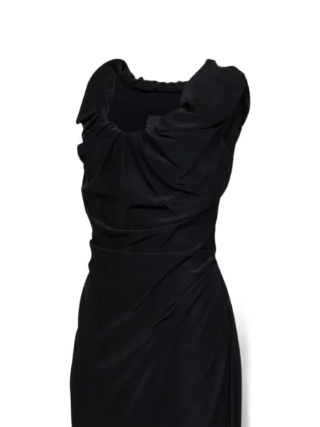 Rochie Vivienne Westwood asimetrică drapată negru