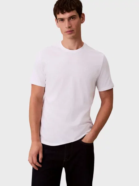 Класична футболка Calvin Klein Jeans біла