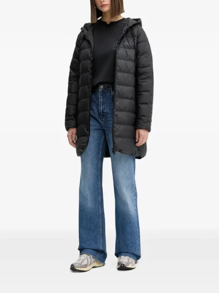 Pantaloni Adidas cu glugă cu dungi alergare negru