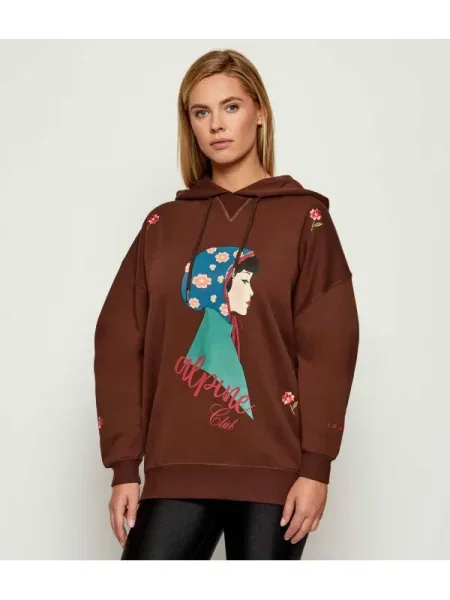 INUIKII Hanorac | Oversize fit maro