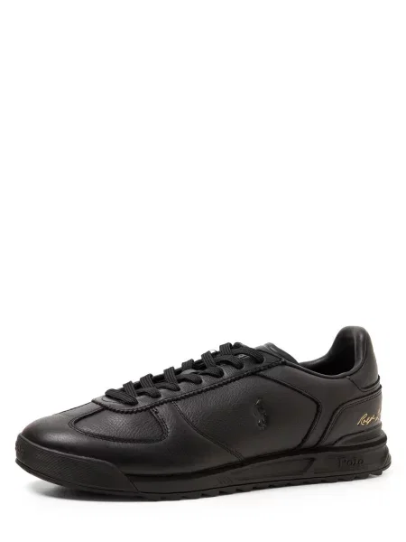 Sneakersy Polo Ralph Lauren skórzane czarne