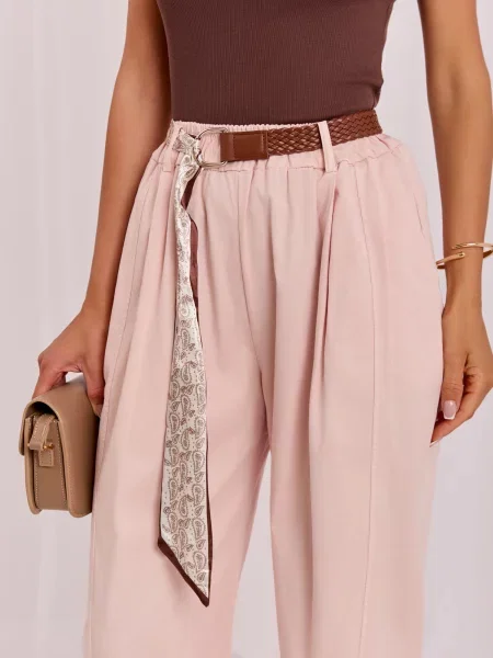 Pantaloni Italy Moda roz