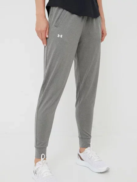Панталон за трениране Under Armour с изчистен дизайн сиво