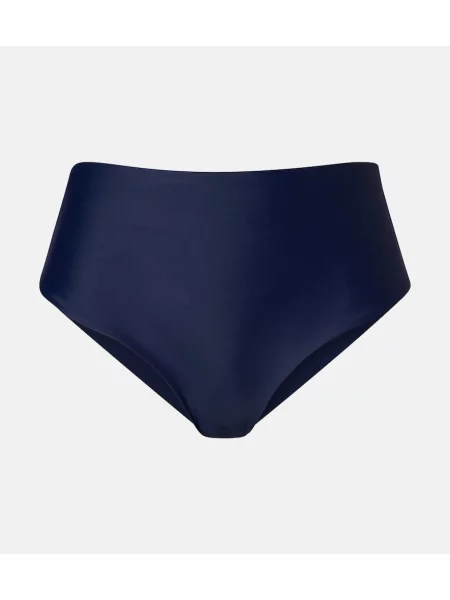 Bikini Jade Swim cu talie înaltă albastru