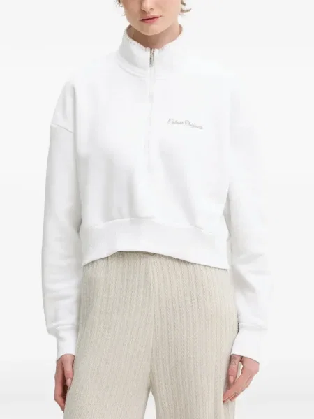 Heláncă Colmar de jumătate de fermoar alb