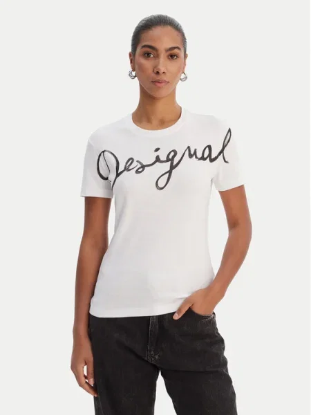 Tricou Desigual scurt negru