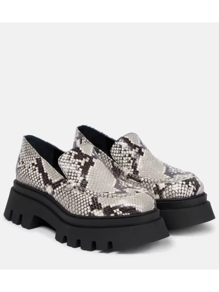 Pantofi loafer Dorothee Schumacher din piele cu platformă cu imagine