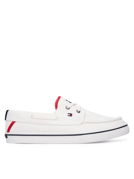 Платно маратонки Tommy Hilfiger бяло