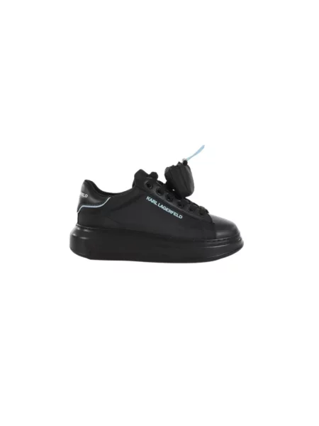Sneakersy Karl Lagerfeld skórzane czarne