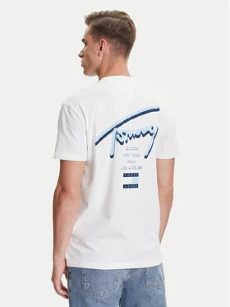 Tommy Jeans Majica Signature City bela