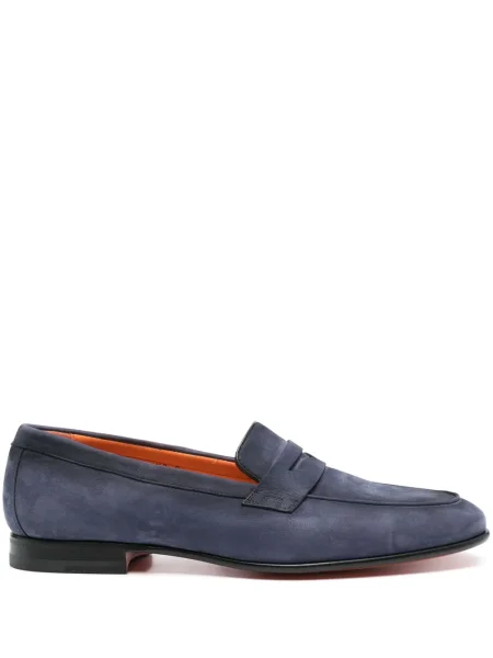 Pantofi loafer Santoni albastru
