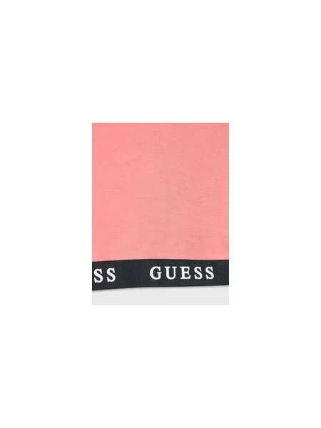 Guess Felső Slim Fit rózsaszín