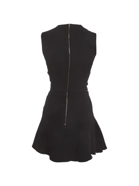 Rochie mini Victoria Beckham cu volane negru