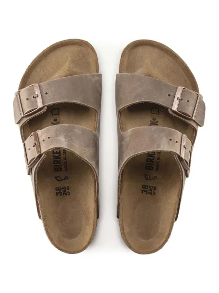 Kožené tenisky Birkenstock hnedá