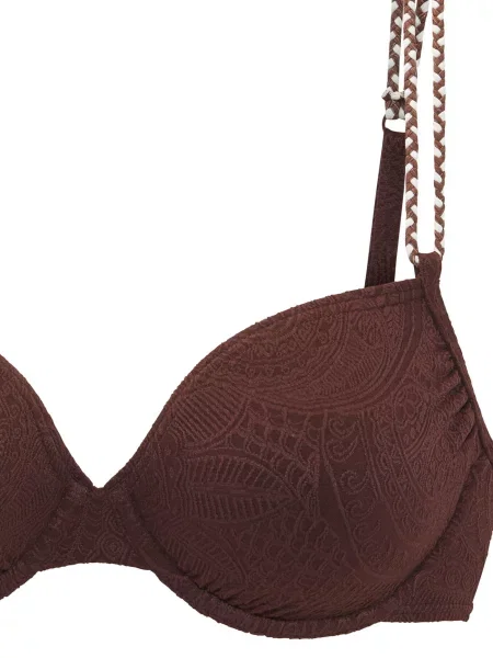 S.Oliver Bikinový top čokoládová