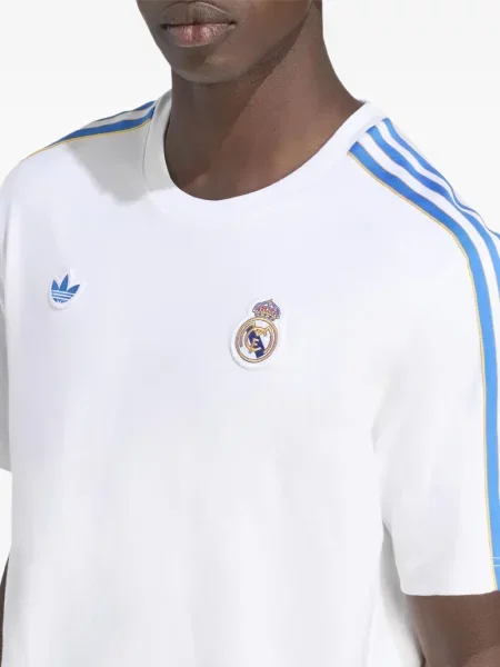 Tričko Adidas s polovičními zipem bílé