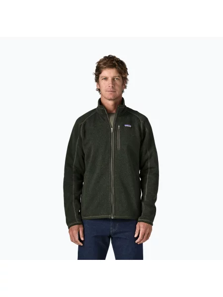 Pulover Patagonia din fleece de drumeție verde