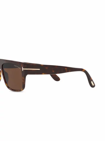 Ochelari de soare pătrați Tom Ford Eyewear verde