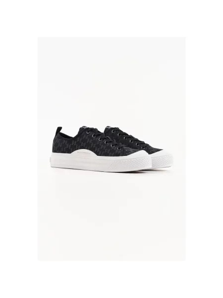 Sneakersy Karl Lagerfeld skórzane niebieskie