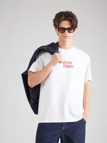 Majica Calvin Klein Jeans bela