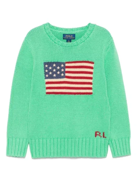 Sweter dziecięcy Polo Ralph Lauren zielony