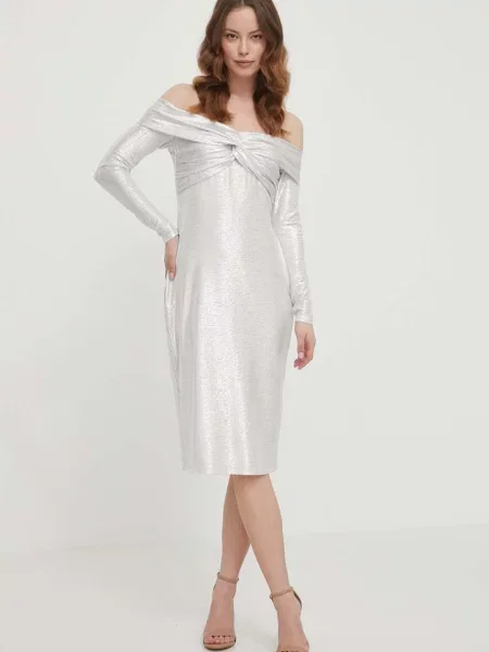 Рокля Lauren Ralph бежово