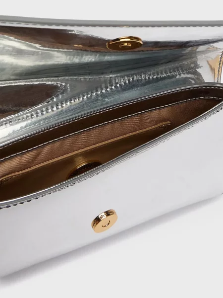 Сумка Moschino серебряная