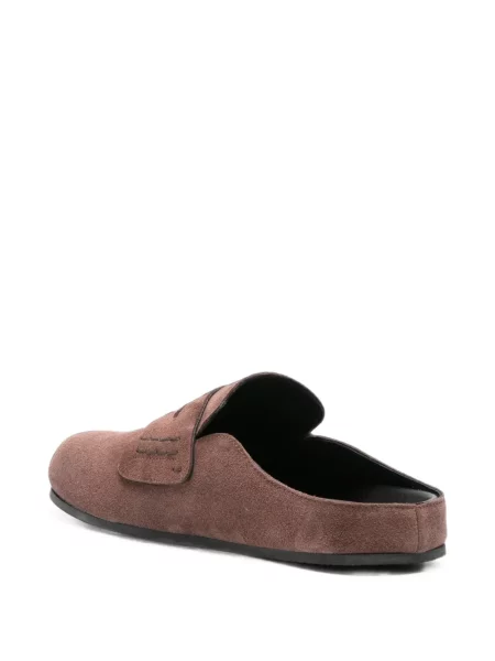 Papuci tip mules Erika Cavallini maro