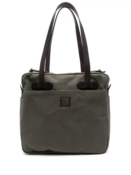 Geantă Filson din țesătură twill verde