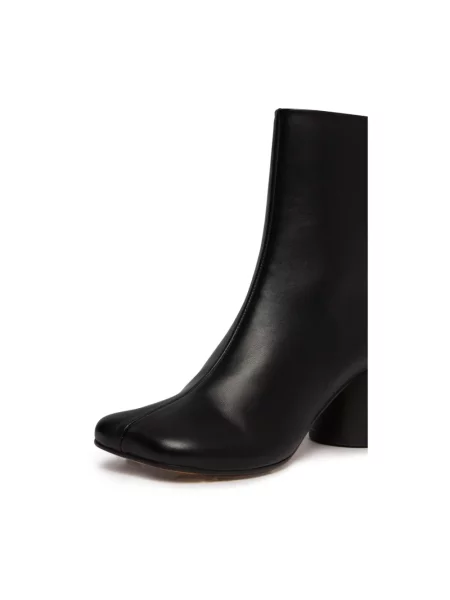 Botki Mm6 Maison Margiela skórzane czarne
