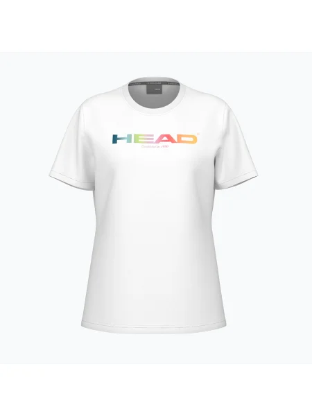 Tricou de tenis pentru femei HEAD Rainbow W white alb