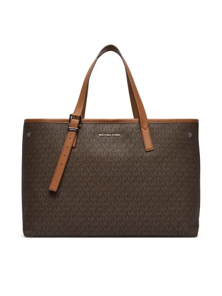Τσάντα MICHAEL Michael Kors Hudson καφέ