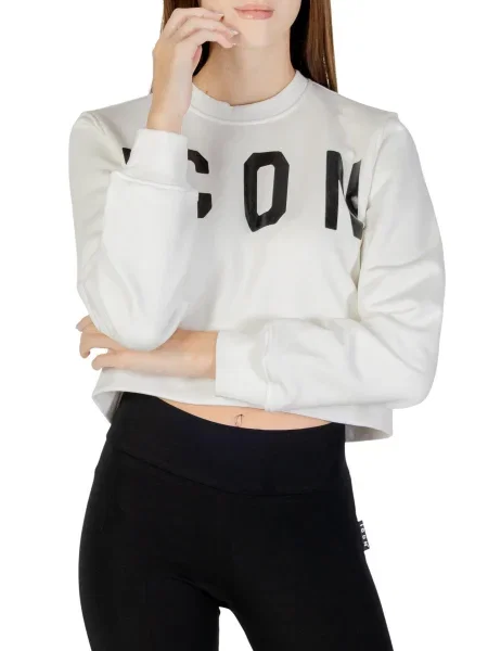 Bluza Icon o krotszym kroju biała