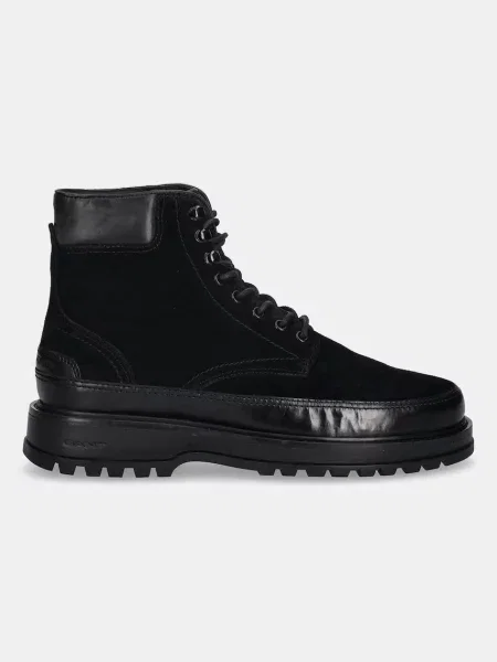 Шкіряні черевики Gant Clafton чорний