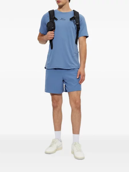 Scurt Sală de gimnastică tricou Nike cu șireturi negru