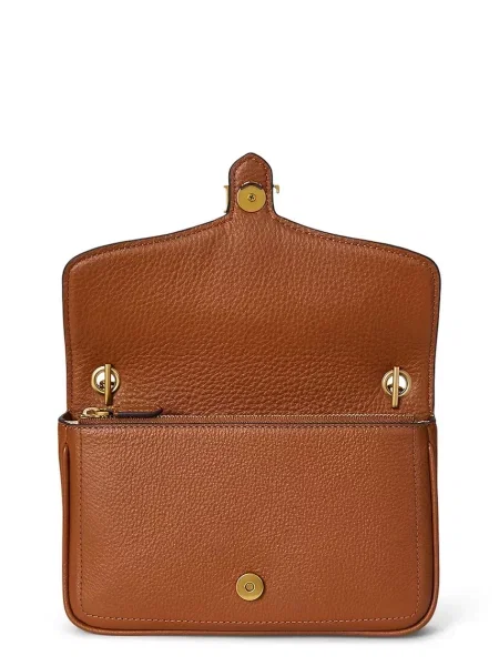 Кожаный кошелек Lauren Ralph Lauren коричневый