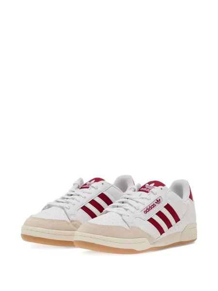 Sneakerși Adidas Gazelle din piele cu dungi maro
