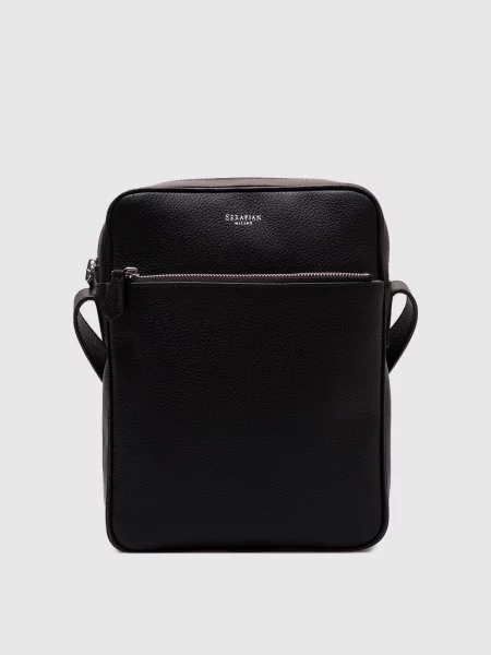 Кожаная сумка Serapian черная