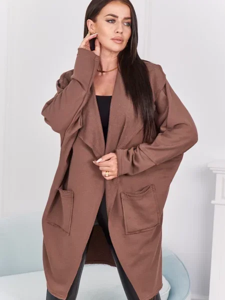 Sweter Kesi brązowy